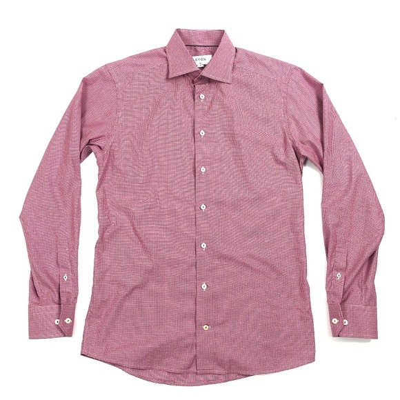 Eton Other - ETON EUC Mens Shirt Sz 15.5 (M) Red Slim